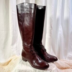 Louise et Cie Brown Leather Knee-High Boots – Size 6.5